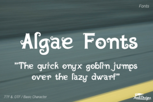 Algae Font: Elegant Typography for Editorial Design