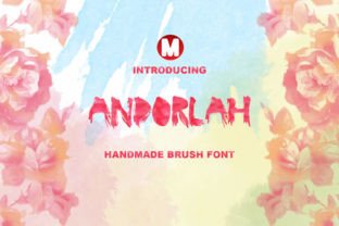 Andorlah Font: Watercolor Typography for Makers