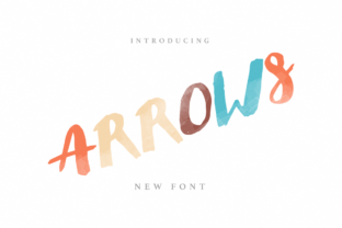 Arrows Font: Handcrafted Display Type for Campaigns