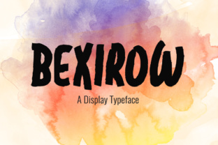 Bexirow Font: Playful Display Type for Makers