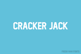 Cracker Jack Font: Bold Sans Serif for Craft Projects