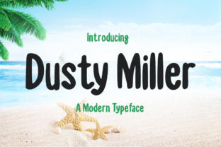 Dusty Miller Font Review: A Playful Display Typeface for Branding