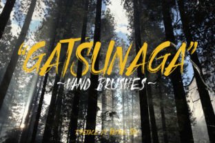 Gatsunaga Hand Brushes Font for Authentic Business Branding