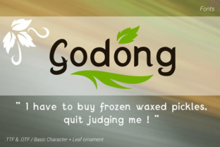 Godong Font: Elevating Campaign Visuals with Bold Display Type