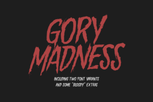 Gory Madness Font: A Vintage Horror Typeface for Bold Branding
