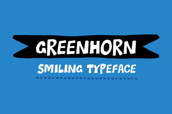 Greenhorn Font: Hand-Traced Display Type for Web Headers