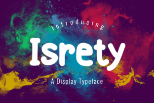 Isrety Font: Elevating Campaign Visuals with Modern Display Type