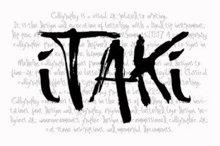 Itaki Font: Authentic Brush Strokes for Business Branding