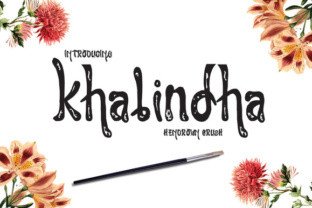 Khalindha Font Review: Hand-Drawn Charm for Brand Identity