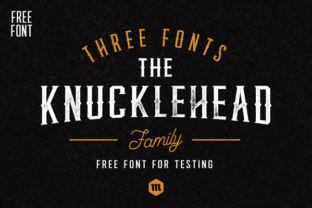 Knucklehead Font: Bold Display Type for Campaigns