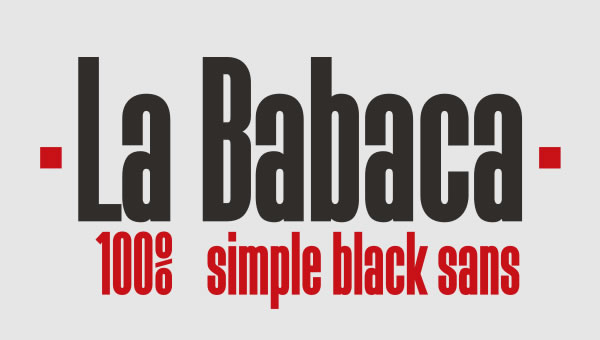 La Babaca Font: Bold Sans Serif for Digital Impact