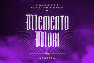 Memento Mori Font: Modern Blackletter for Editorial Design
