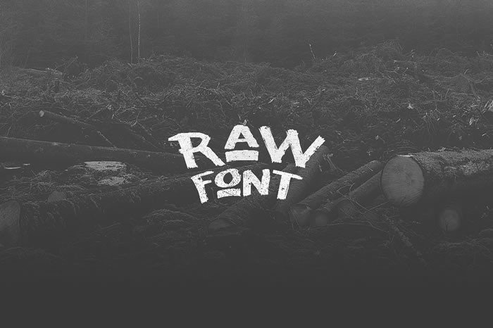 Raw Font: Bold Display Type for Campaign Visuals